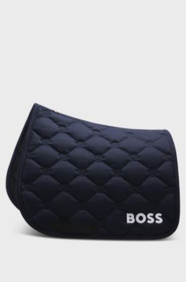 Equestrian dressage saddle pad, Dark Blue