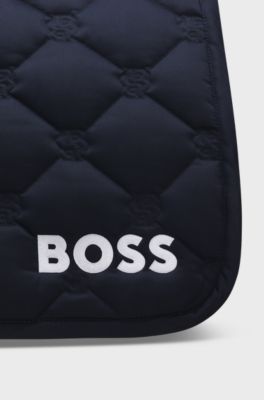 Equestrian dressage saddle pad, Dark Blue