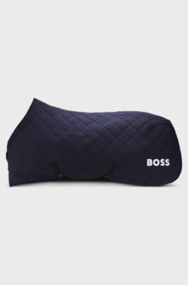 Equestrian fleece rug, Dark Blue
