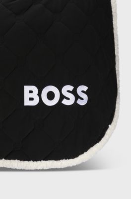 Equestrian fleece rug, Black