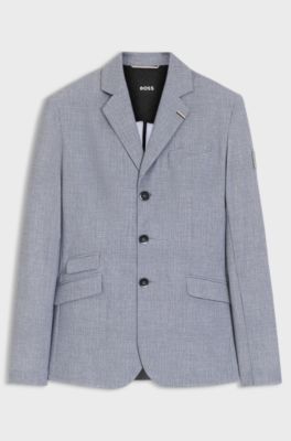 Equestrian slim-fit show jacket, Light Grey