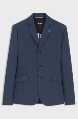 Equestrian slim-fit show jacket, Dark Blue