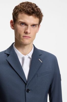 Equestrian slim-fit show jacket, Dark Blue