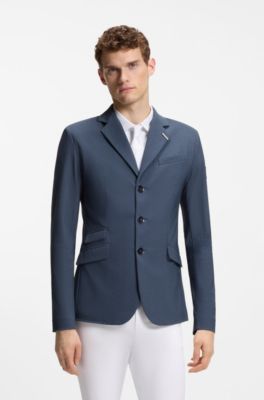 Equestrian slim-fit show jacket, Dark Blue