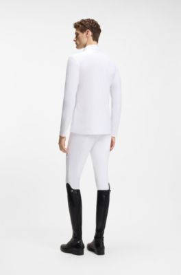 Equestrian show shirt, White