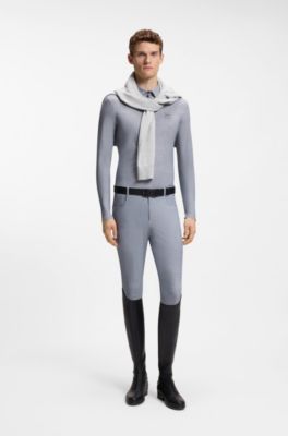 Equestrian training shirt, Light Grey