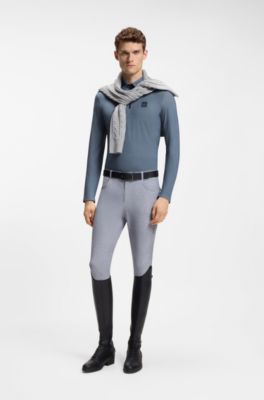 Equestrian training shirt, Blue