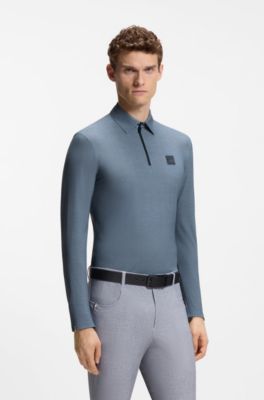 Equestrian training shirt, Blue
