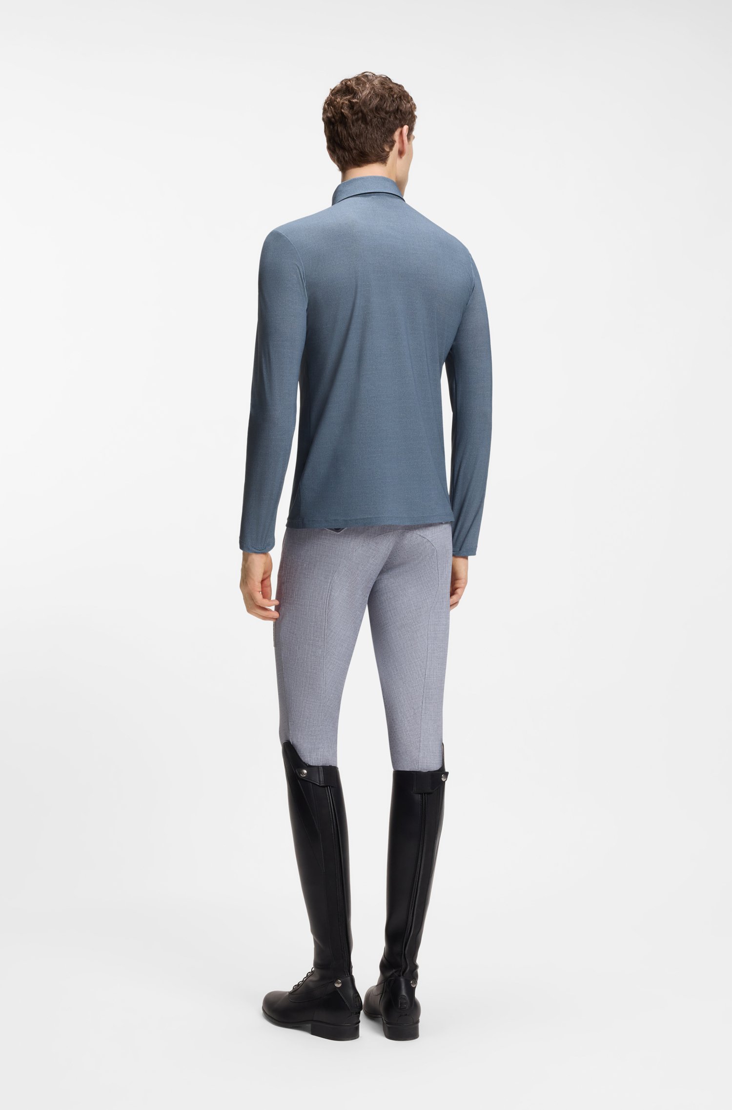 Boss Equestrian training shirt pikéer herr – bild 3