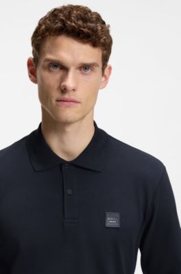 Equestrian polo shirt, Dark Blue