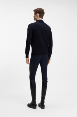 Boss Equestrian knit polo pikéer herr – bild 3