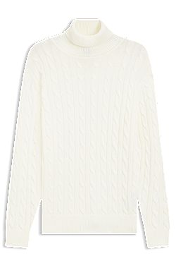 Equestrian turtleneck sweater