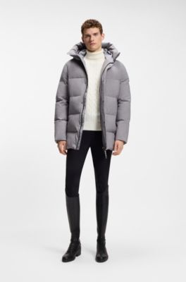 Equestrian turtleneck sweater, Natural