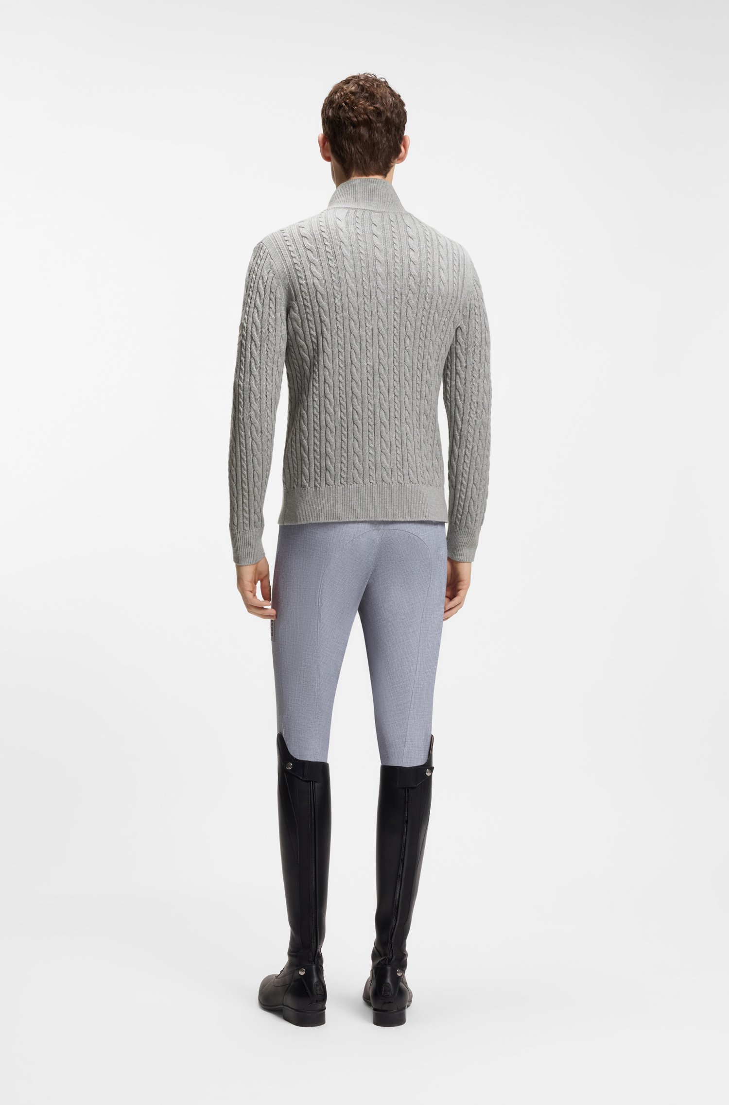 Boss Equestrian troyer sweater stickade tröjor herr – bild 3