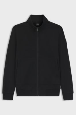 Equestrian fleece jacket, Black