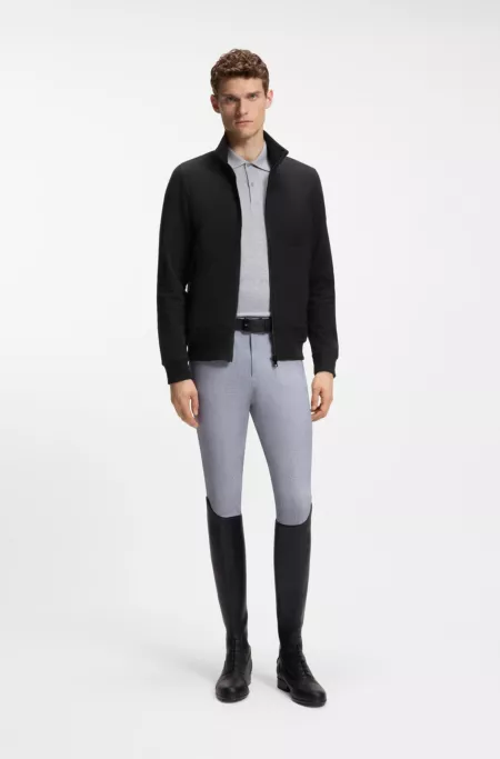 Equestrian fleece jacket