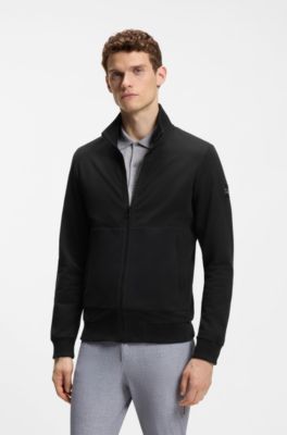 Equestrian fleece jacket, Black