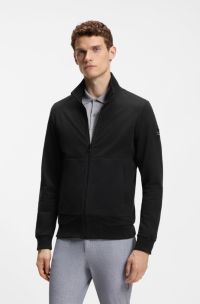 Equestrian fleece jacket, Black
