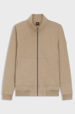 Equestrian fleece jacket, Brown