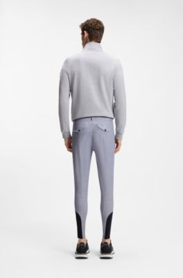 Equestrian knee-grip breeches, Light Grey
