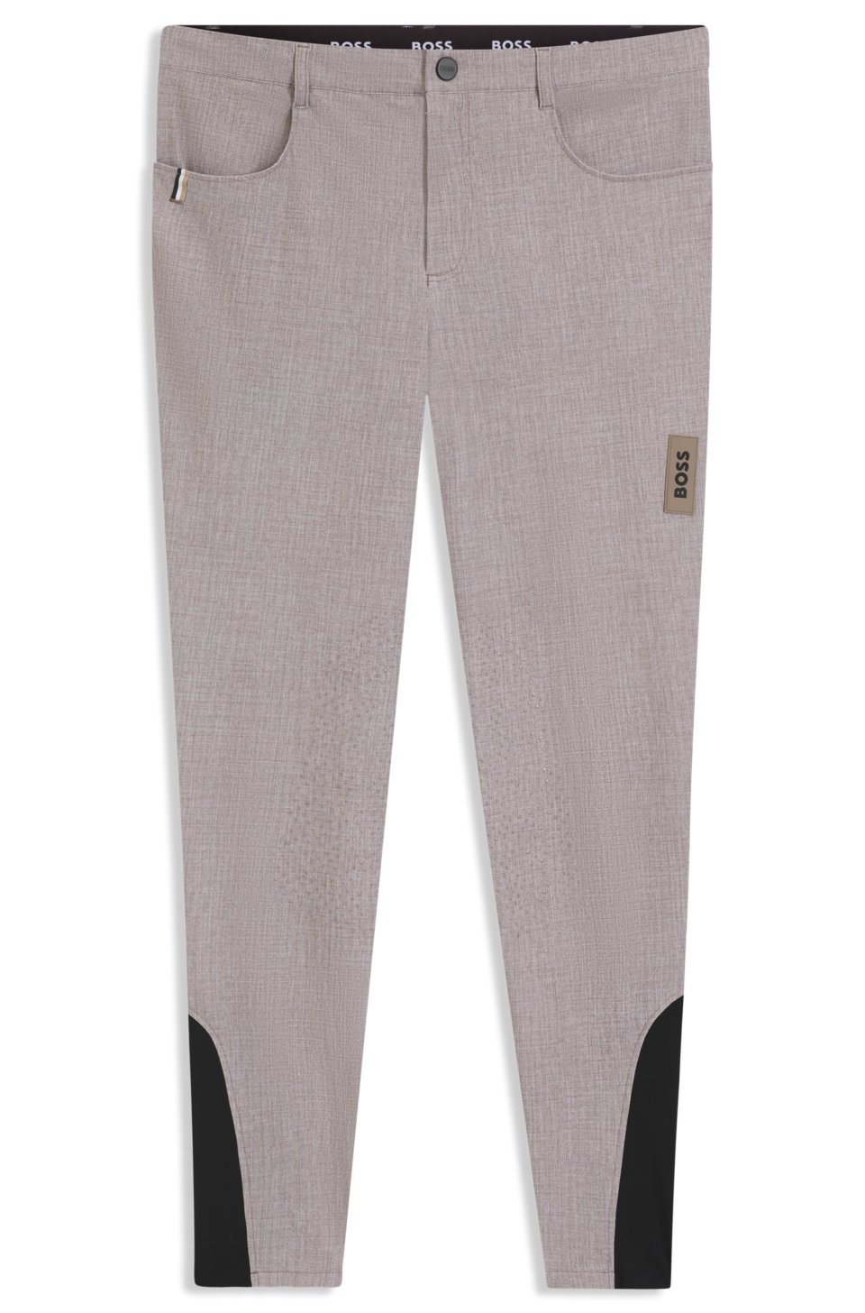 Equestrian knee-grip breeches