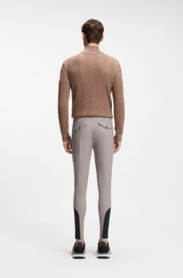 Equestrian knee-grip breeches, Light Brown