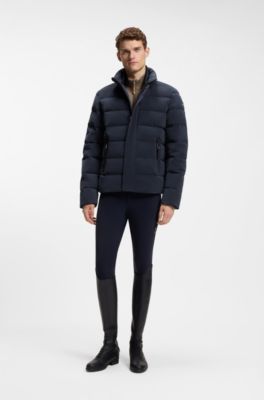 Equestrian puffer jacket, Dark Blue