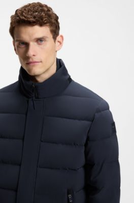 Equestrian puffer jacket, Dark Blue