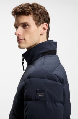 Equestrian puffer jacket, Dark Blue