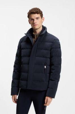 Equestrian puffer jacket, Dark Blue