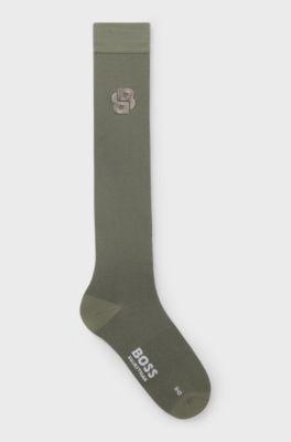 Equestrian riding socks, Dark Green