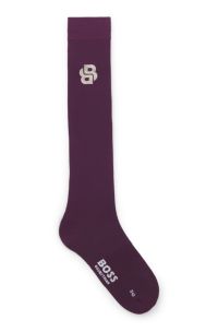 Equestrian riding socks, Dark Purple