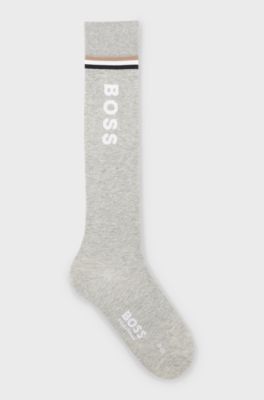 Equestrian riding socks, Light Grey