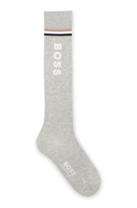 Equestrian riding socks, Light Grey