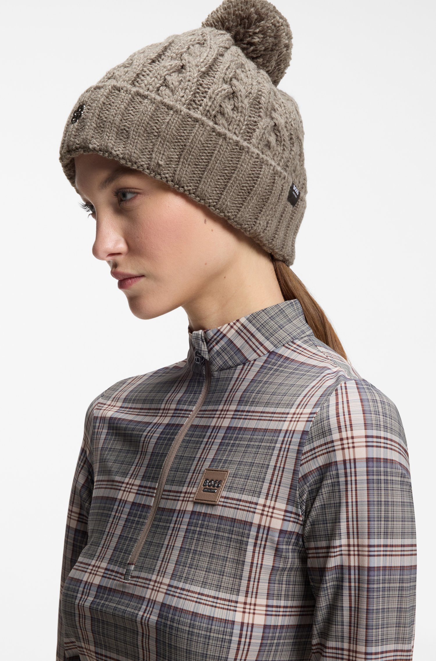 Boss Equestrian pompom beanie hat mössor dam – bild 3