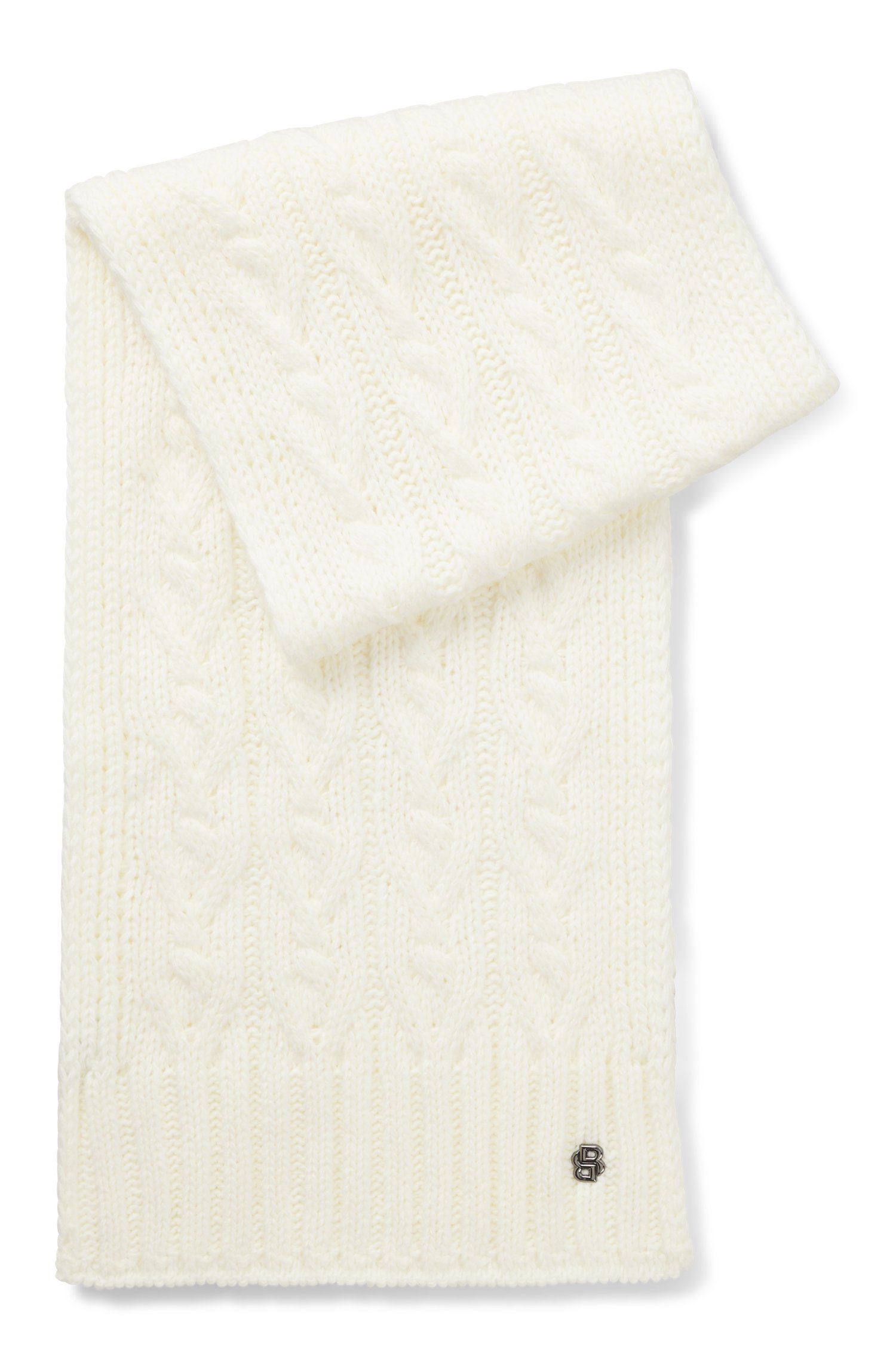 Boss Equestrian cable-knit scarf halsdukar & sjalar dam