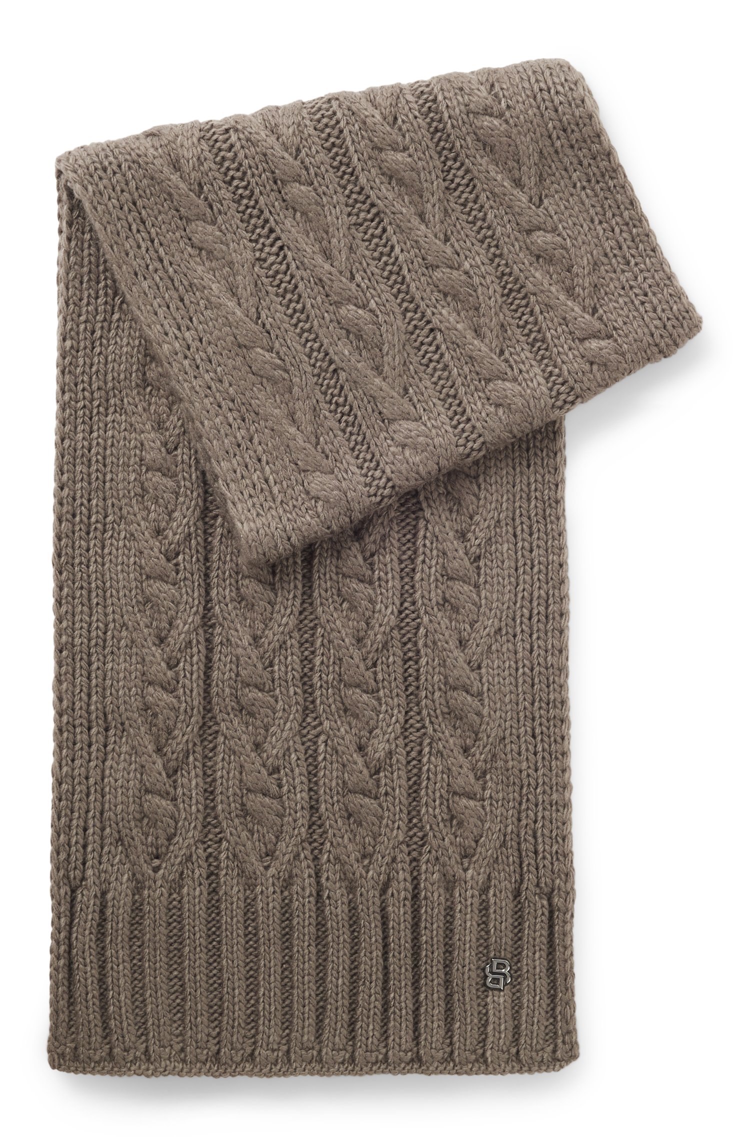 Boss Equestrian cable-knit scarf halsdukar & sjalar dam