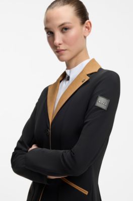 Veste de spectacle d&rsquo;&eacute;quitation, Noir