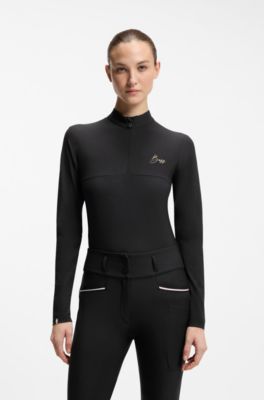 Equestrian training shirt, Black