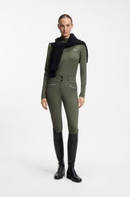 Equestrian training shirt, Khaki