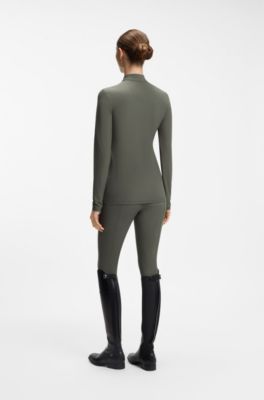 Equestrian training shirt, Khaki