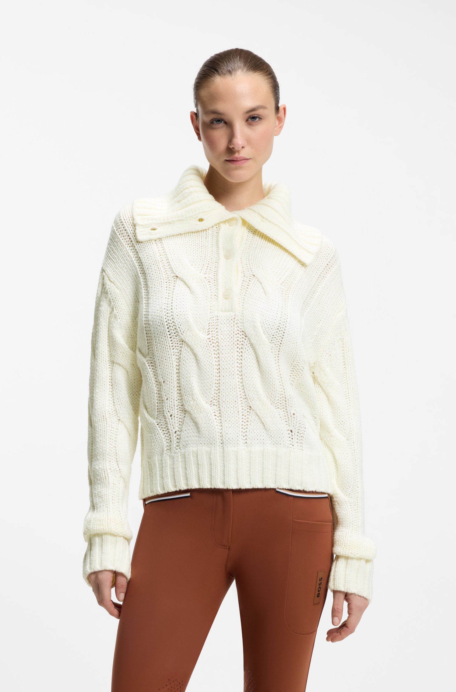 Boss Equestrian knit sweater stickade tröjor dam – bild 2