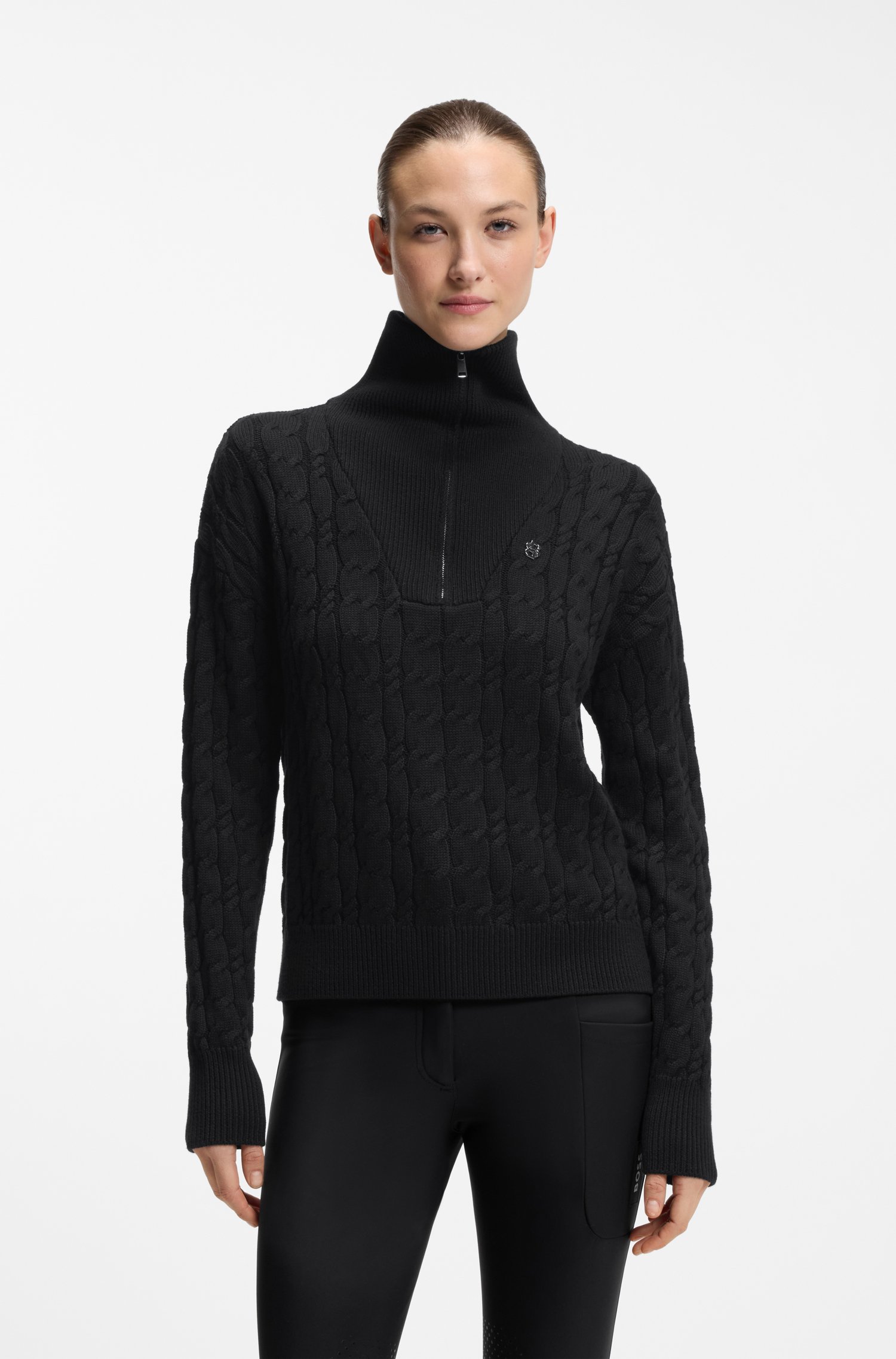 Boss Equestrian troyer sweater stickade tröjor dam – bild 2