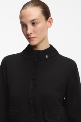 Equestrian cardigan, Black