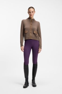 Equestrian cardigan, Brown