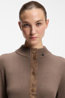 Cardigan da equitazione, Marrone