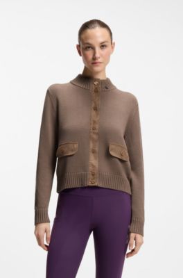Cardigan da equitazione, Marrone