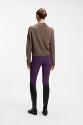 Equestrian cardigan, Brown