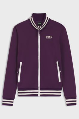 Equestrian zip-up jacket, Light Purple
