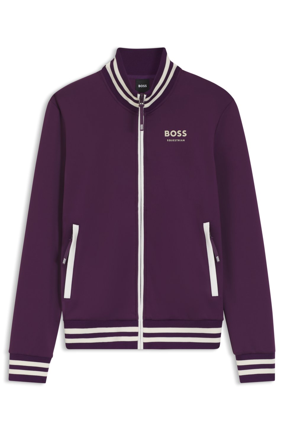 Equestrian zip-up jacket